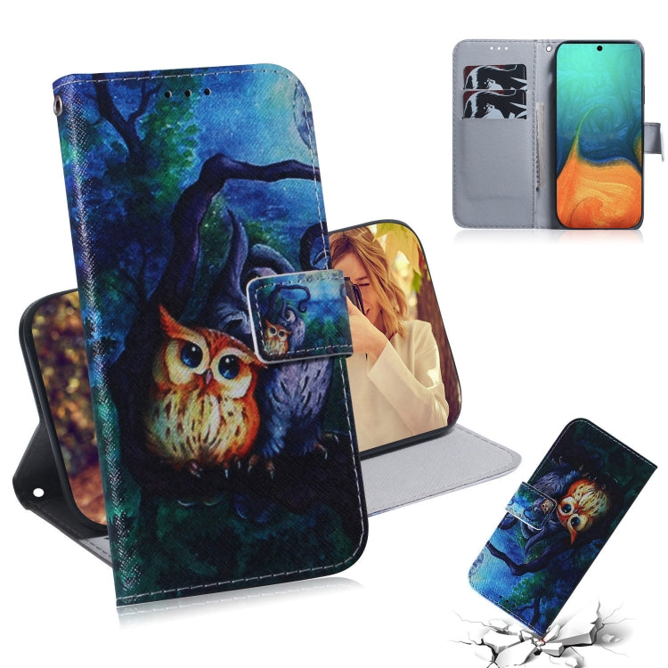 Combined Pattern Magnetic Attraction Horizontal Flip Leather Case, Support Holder & Card Slot & Wallet, For Galaxy A71, For Galaxy S20