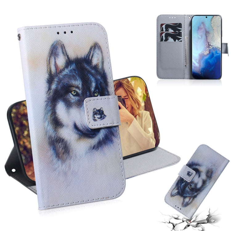 Combined Pattern Magnetic Attraction Horizontal Flip Leather Case, Support Holder & Card Slot & Wallet, For Galaxy A71, For Galaxy S20