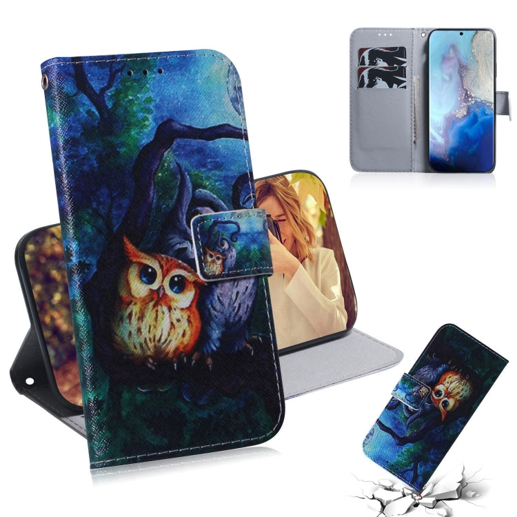 Combined Pattern Magnetic Attraction Horizontal Flip Leather Case, Support Holder & Card Slot & Wallet, For Galaxy A71, For Galaxy S20