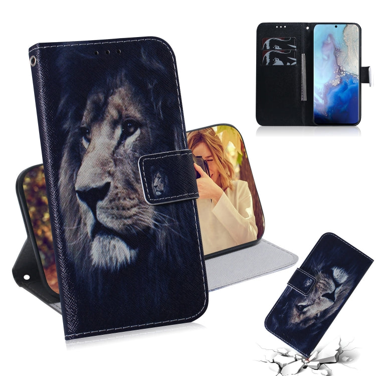 Combined Pattern Magnetic Attraction Horizontal Flip Leather Case, Support Holder & Card Slot & Wallet, For Galaxy A71, For Galaxy S20