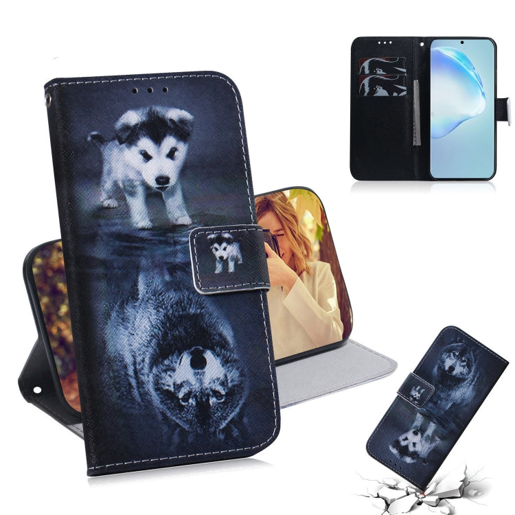 Combined Pattern Magnetic Attraction Horizontal Flip Leather Case, Support Holder & Card Slot & Wallet, For Galaxy S20+, For Galaxy S20 Ultra