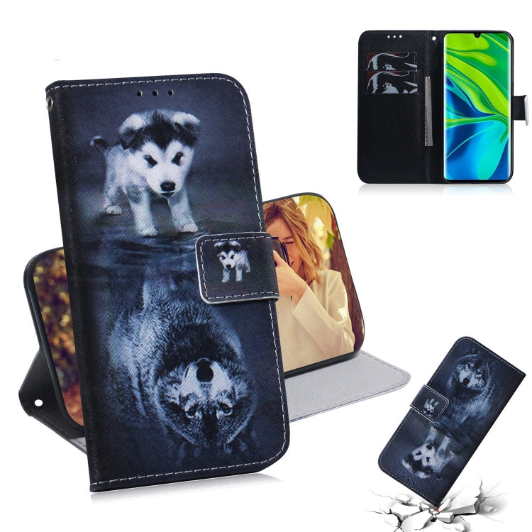 Combined Pattern Magnetic Attraction Horizontal Flip Leather Case, Support Holder & Card Slot & Wallet, For Xiaomi Mi CC9 Pro