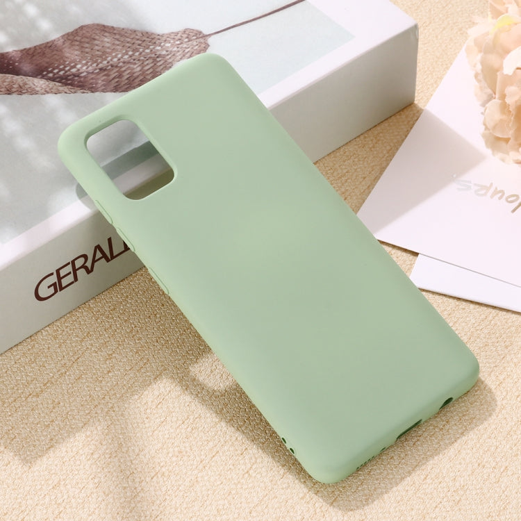 Solid Color Liquid Silicone Anti-fall Full Coverage Mobile Phone Protective Case, For Galaxy A21, For Galaxy A41, For Galaxy A91