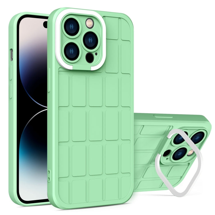 Cube Lens Holder TPU + PC Phone Case, For iPhone 14 Pro