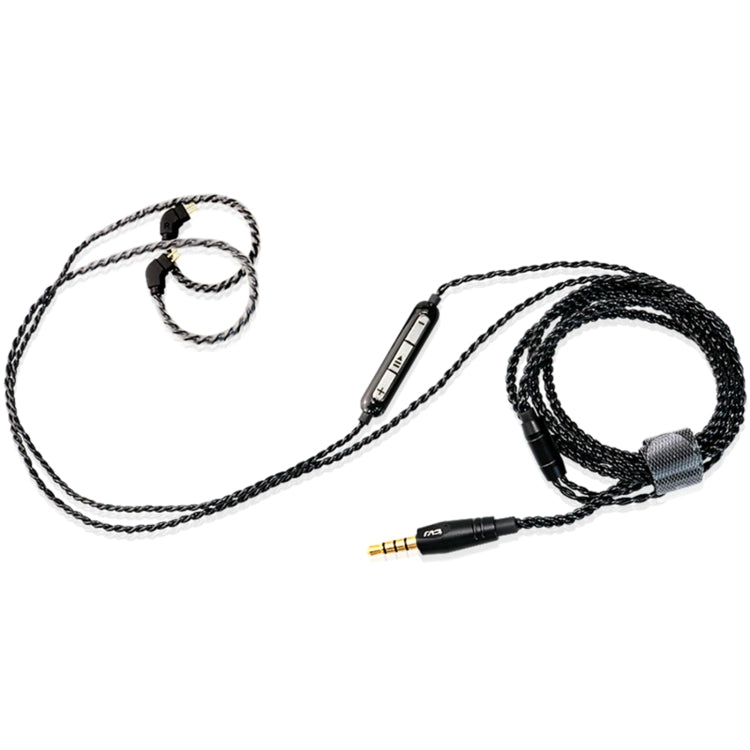 CVJ-V1 1.25m Oxygen-free Copper Silver Plated Upgrade Cable, For 0.75mm Earphones, With Mic, For 0.75mm Earphones, Without Mic, For 0.78mm Earphones, Without Mic, For MMCX Earphones, With Mic, For MMCX Earphones, Without Mic