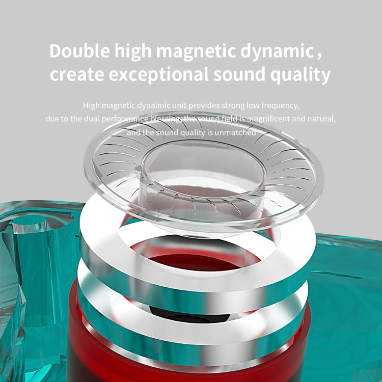 CVJ Demon Double Dynamic Coil HiFi Music Wired Earphone, No Mic, With Mic