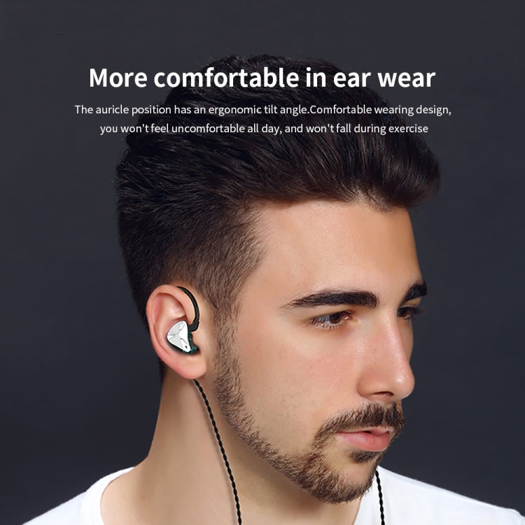 CVJ Demon Double Dynamic Coil HiFi Music Wired Earphone, No Mic, With Mic