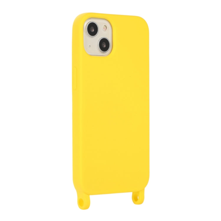 Elastic Silicone Lanyard Case, For iPhone 14 Plus
