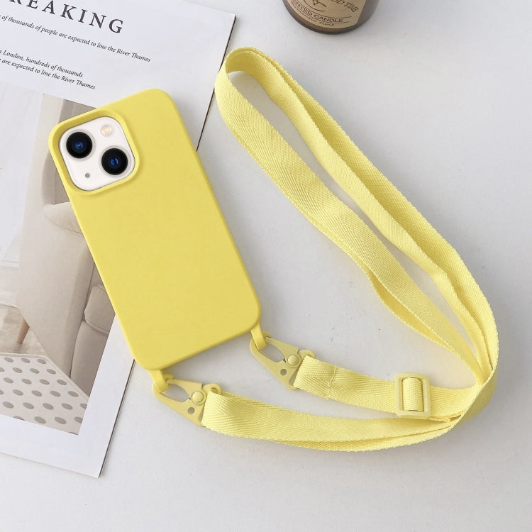 Elastic Silicone Lanyard Case, For iPhone 14 Plus