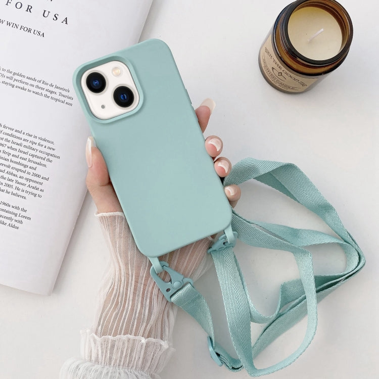 Elastic Silicone Lanyard Case, For iPhone 14 Plus