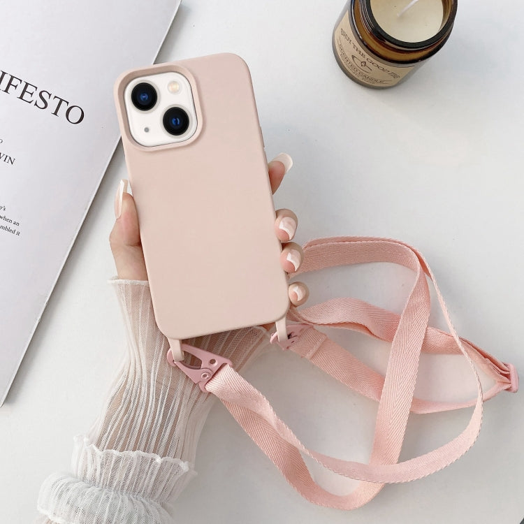 Elastic Silicone Lanyard Case, For iPhone 14 Plus