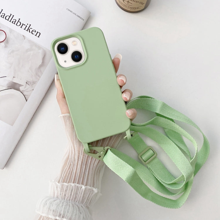 Elastic Silicone Lanyard Case, For iPhone 14 Plus