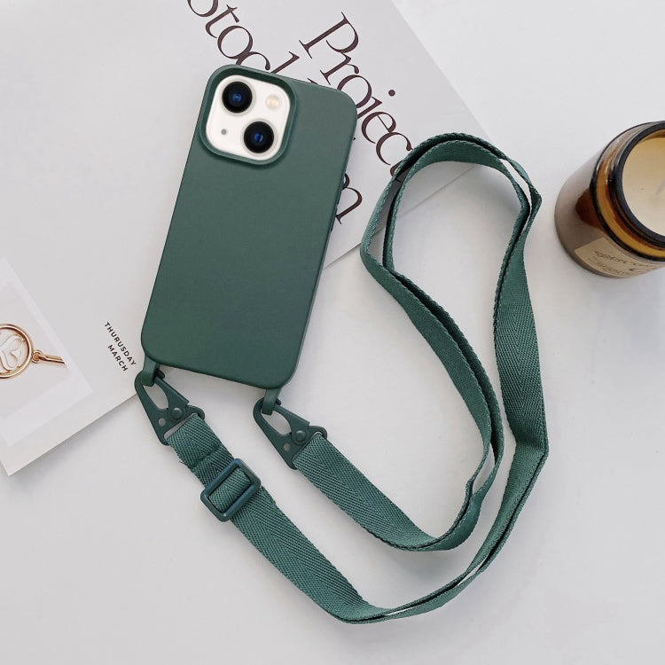 Elastic Silicone Lanyard Case, For iPhone 14 Plus