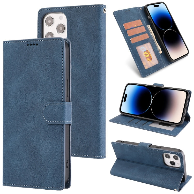 Fantasy Classic Skin-feel Calfskin Texture Leather Case