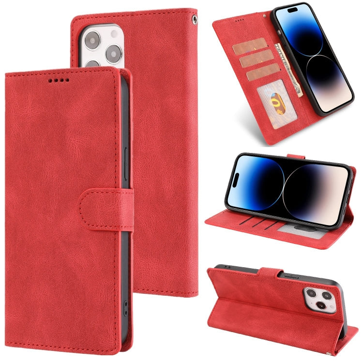 Fantasy Classic Skin-feel Calfskin Texture Leather Case