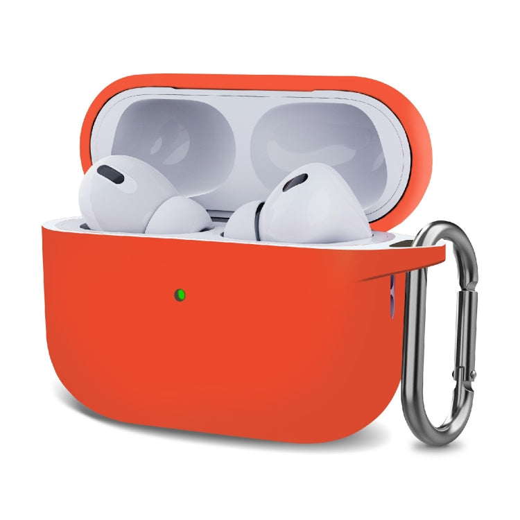 Étui de protection en silicone épais pour écouteurs sans fil avec crochet, pour AirPods Pro 2