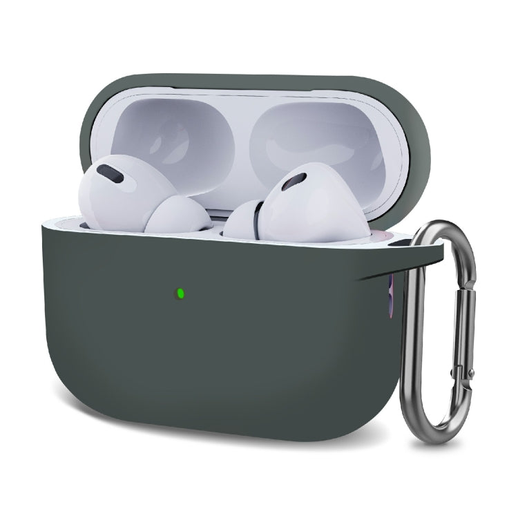 Étui de protection en silicone épais pour écouteurs sans fil avec crochet, pour AirPods Pro 2