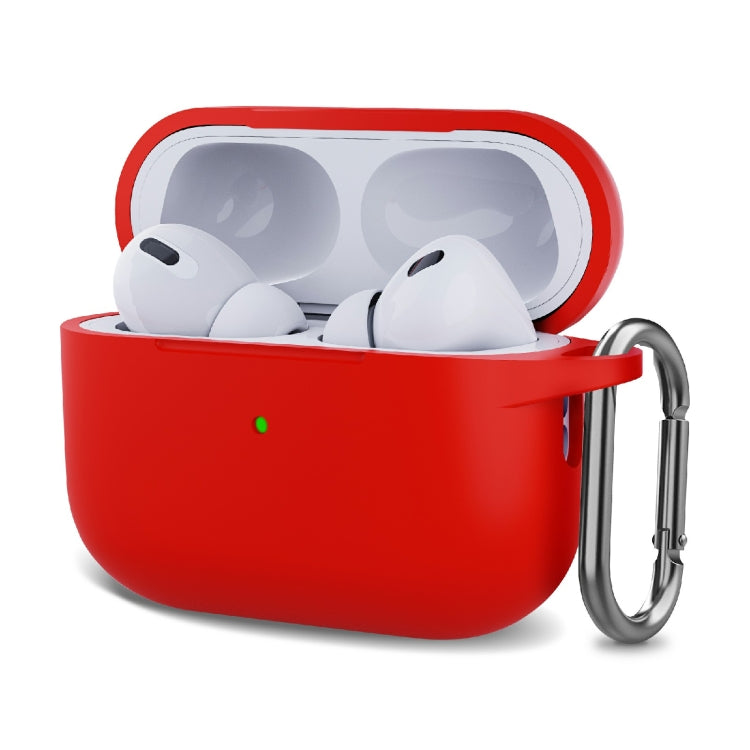 Étui de protection en silicone épais pour écouteurs sans fil avec crochet, pour AirPods Pro 2