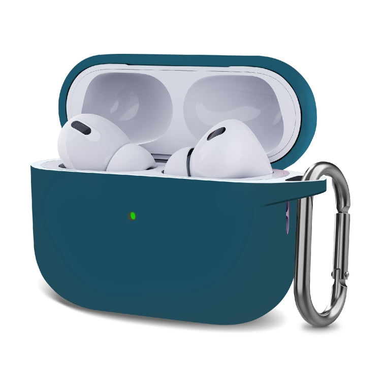 Étui de protection en silicone épais pour écouteurs sans fil avec crochet, pour AirPods Pro 2