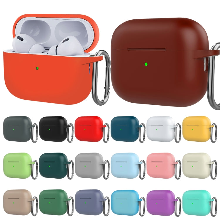 Étui de protection en silicone épais pour écouteurs sans fil avec crochet, pour AirPods Pro 2