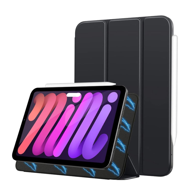 Étui en cuir magnétique double face pour tablette, compatible avec iPad mini 6/mini 2024 et iPad 10e génération 10.9 2022.
