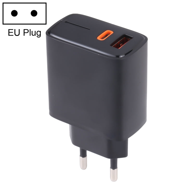 LZ-1130 PD 20W Type-C+QC 3.0 USB Fast Charger, 20W EU Plug, 20W US Plug
