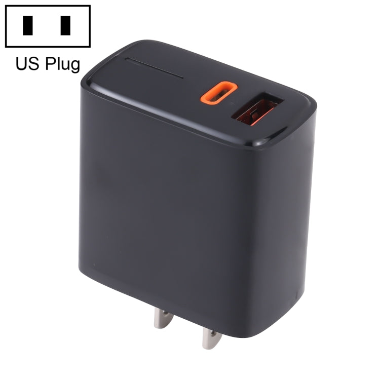 LZ-1130 PD 20W Type-C+QC 3.0 USB Fast Charger, 20W EU Plug, 20W US Plug
