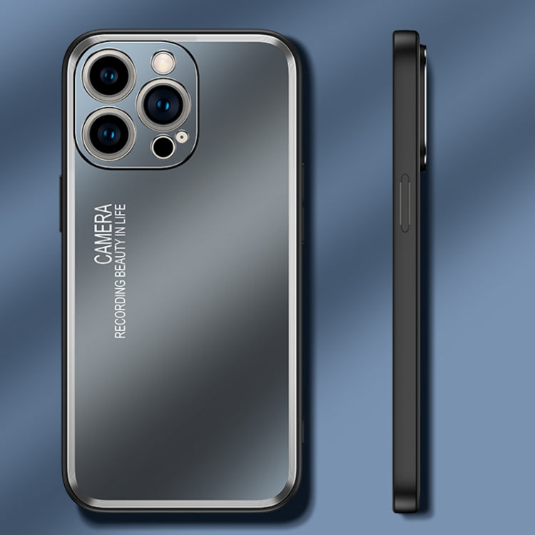 Light and Shadow Series Frosted Metal Phone Case