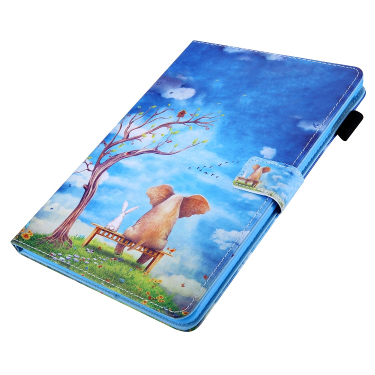 For iPad Pro 11 (2020) & (2018) Painted Pattern Tablet PC Protective Leather Case with Bracket & Card Slot & Photo Holder
