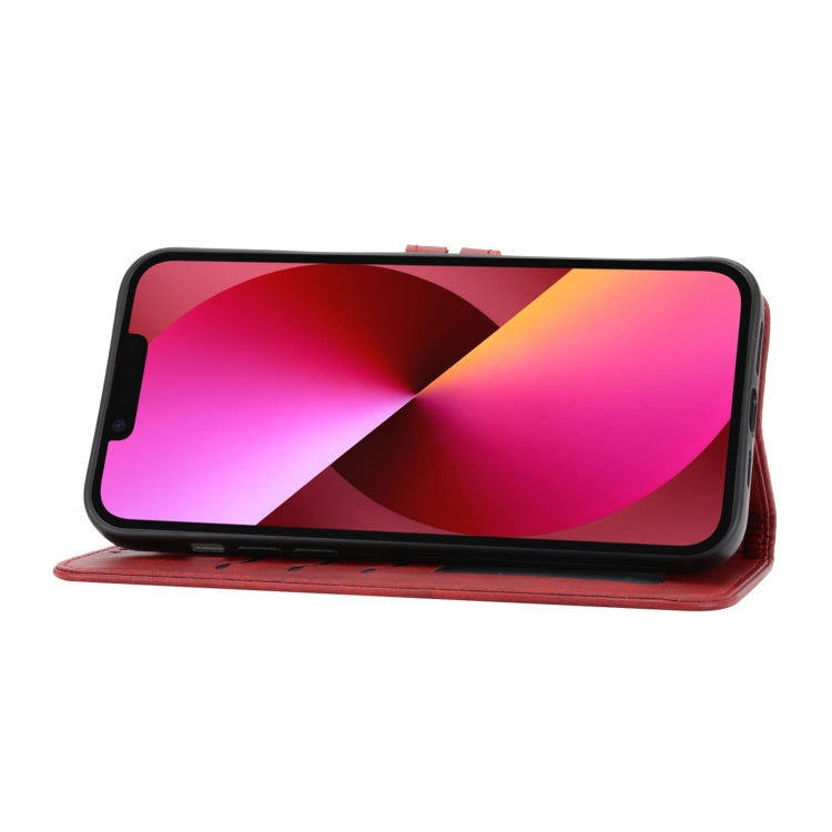 Embossed Happy Cat Pattern Flip Leather Phone Case, For iPhone 14, For iPhone 14 Plus, For iPhone 14 Pro, For iPhone 14 Pro Max