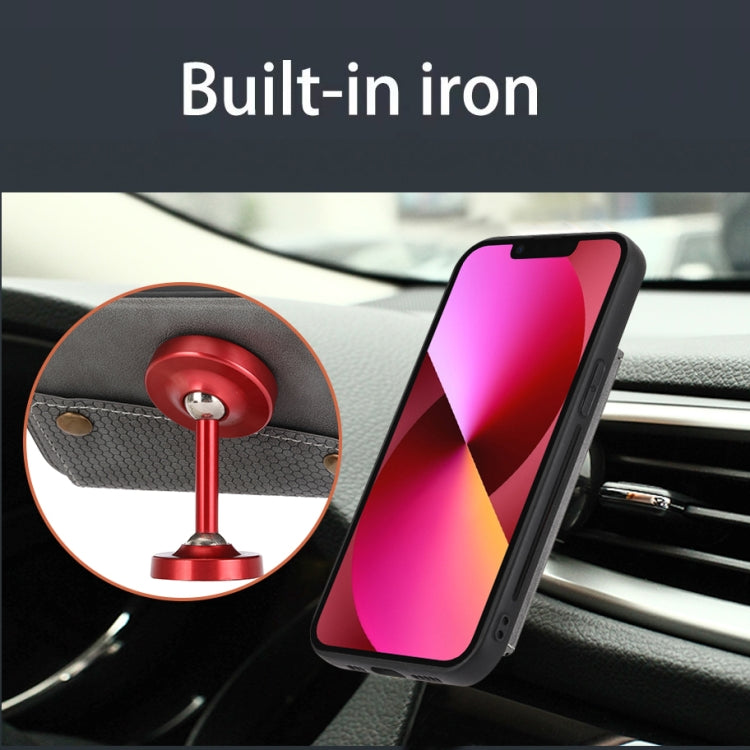 Double Buckle Card Slots PU+TPU Phone Case