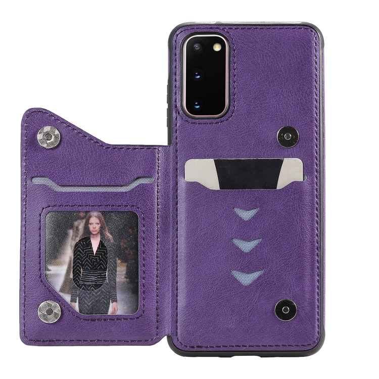 Cat Tree Embossing Pattern Shockproof Protective Case with Card Slots & Photo Frame, For Galaxy S20, For Galaxy S20 Plus, For Galaxy S20 Ultra
