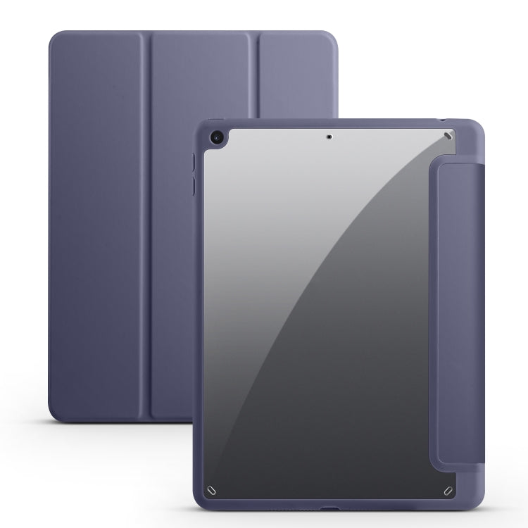 Étui en cuir acrylique pliable en 3 parties pour tablette, compatible avec iPad 9.7 (2018/2017), iPad 10.2 (2021/2020/2019), iPad Air (2022/2020/Pro 11 (2021/2020/2018), iPad Air 13 (2024/Pro 12.9 (2022/2021/2020/2018)