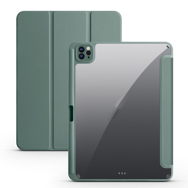Étui en cuir acrylique pliable en 3 parties pour tablette, compatible avec iPad 9.7 (2018/2017), iPad 10.2 (2021/2020/2019), iPad Air (2022/2020/Pro 11 (2021/2020/2018), iPad Air 13 (2024/Pro 12.9 (2022/2021/2020/2018)