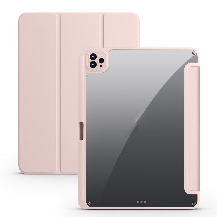 Étui en cuir acrylique pliable en 3 parties pour tablette, compatible avec iPad 9.7 (2018/2017), iPad 10.2 (2021/2020/2019), iPad Air (2022/2020/Pro 11 (2021/2020/2018), iPad Air 13 (2024/Pro 12.9 (2022/2021/2020/2018)
