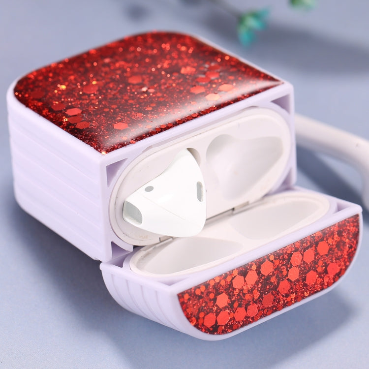 Étui de protection à paillettes pour écouteurs sans fil AirPods 1/2