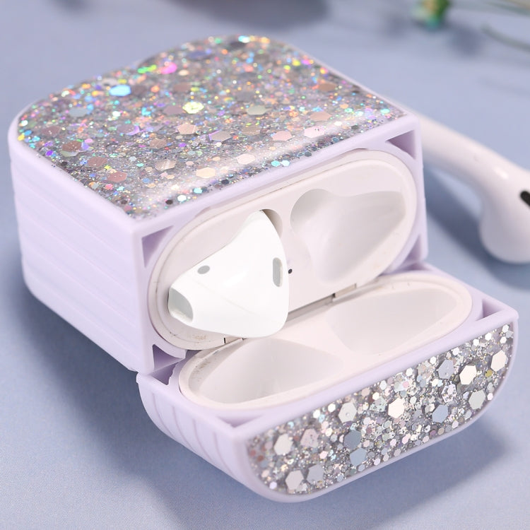 Étui de protection à paillettes pour écouteurs sans fil AirPods 1/2