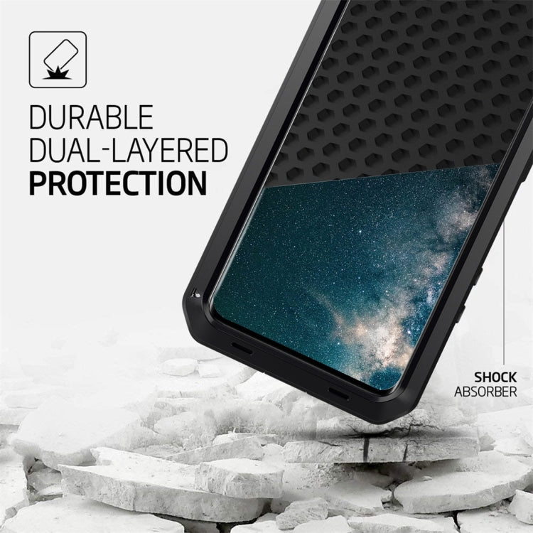 Shockproof Waterproof Silicone + Zinc Alloy Protective Case, For Galaxy S20+, For Galaxy S20