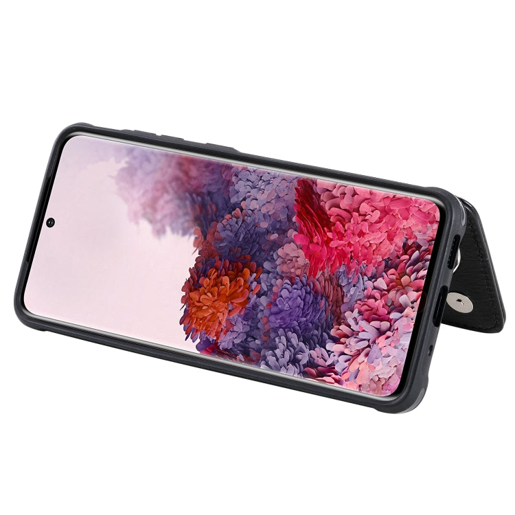Zipper Double Buckle Shockproof Protective Case with Stand & Photo Holder & Wallet Function, For Galaxy S20, For Galaxy S20+, For Galaxy S20 Ultra
