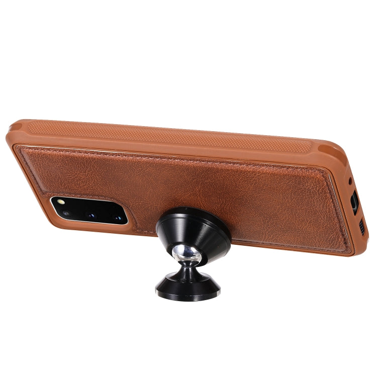 2 in 1 Solid Color Zipper Shockproof Protective Case with Card Slots & Bracket & Photo Holder & Wallet Function, For Galaxy S20, For Galaxy S20+, For Galaxy S20 Ultra