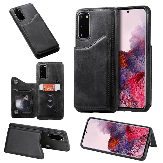 Samsung Galaxy S20 Ultra leather case detail displaying embossed texture and quality