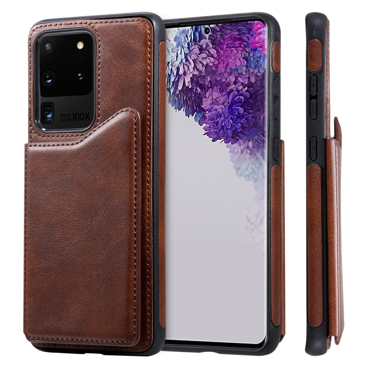 Calf Texture Horizontal Flip Leather Case with Holder & Card Slots & Frame, For Galaxy S20, For Galaxy S20 Plus, For Galaxy S20 Ultra