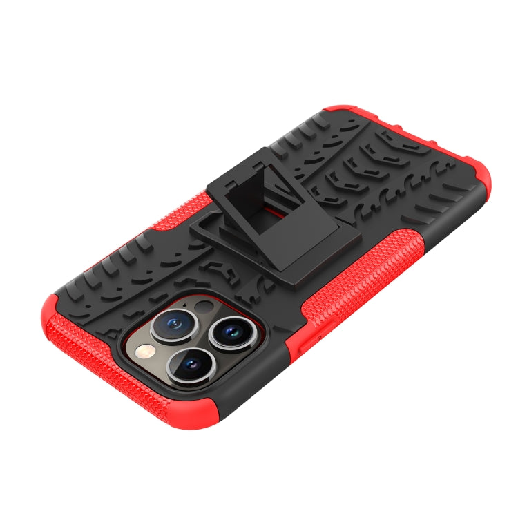 Tire Texture TPU + PC Phone Case with Holder, For iPhone 14 Pro Max