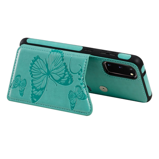 Samsung S20 Plus protective case, butterfly embossing pattern with stands feature