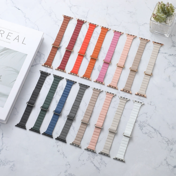 Reverse Buckle Magnetic Watch Band, For Apple Watch Series 8&7 45mm / SE 2&6&SE&5&4 44mm