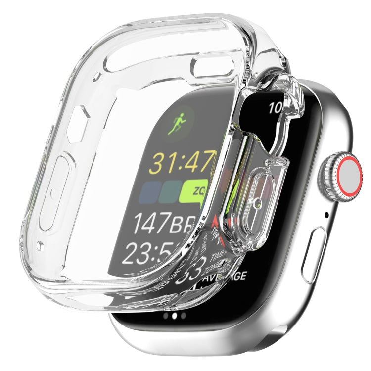 TPU All-inclusive Transparent Protective Case For Apple Watch Ultra 49mm / Apple Watch Ultra 2 49mm, For Apple Watch Ultra 49mm / Apple Watch Ultra 2 49mm