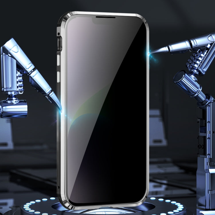 Anti-peeping Magnetic Tempered Glass Phone Case, For iPhone 14, For iPhone 14 Plus, For iPhone 14 Pro