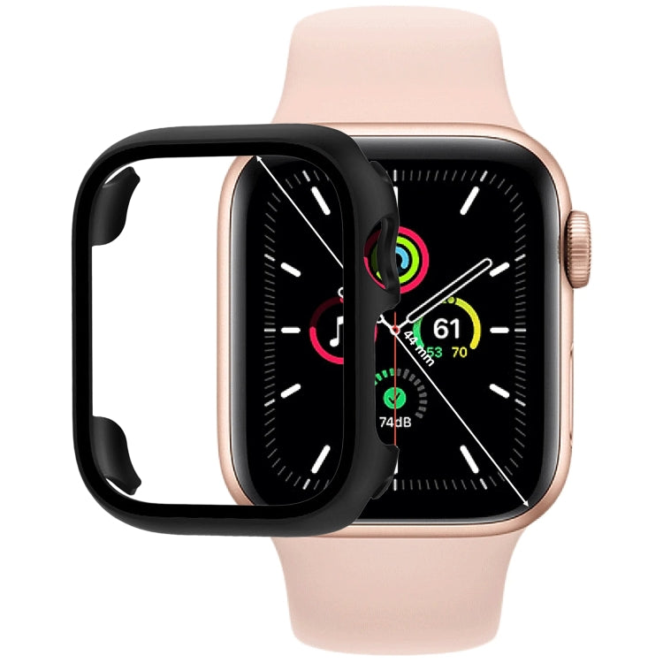 Tempered Glass Film PC Watch Case, For Apple Watch Series SE 3&SE 2&6&SE&5&4 40mm, For Apple Watch Series SE 3&SE 2&6&SE&5&4 44mm