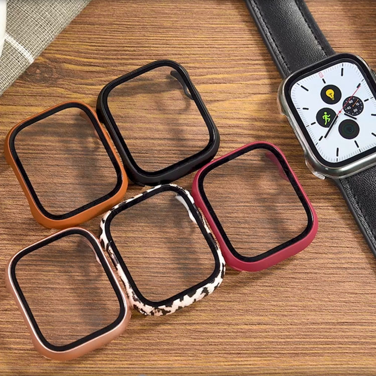 Tempered Glass Film PC Watch Case, For Apple Watch Series SE 3&SE 2&6&SE&5&4 40mm, For Apple Watch Series SE 3&SE 2&6&SE&5&4 44mm
