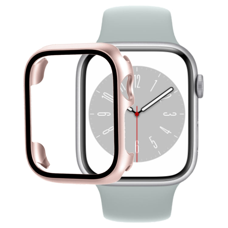 Tempered Glass Film PC Watch Case, For Apple Watch Series 9 / 8 / 7 45mm, For Apple Watch Series 9 / 8 / 7 41mm, For Apple Watch Ultra 49mm / Apple Watch Ultra 2 49mm